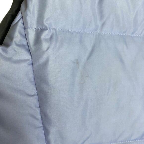 Lands End Down Puffer Vest Womens M 10-12 Purple Zip Pockets Gorpcore Outdoor - Picture 10 of 16